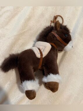 Horse plush bag charm